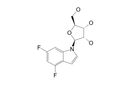 1'-DESOXY-1'-(4,6-DIFLUOROINDOLE)-BETA-D-RIBOFURANOSE