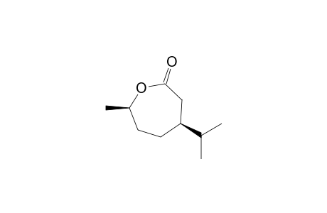 (4S,7R)-7-Methyl-4-isopropyl-2-oxo-oxepanone