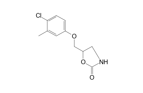 5-[(4-CHLORO-m-TOLYLOXY)METHYL]-2-OXAZOLIDINONE