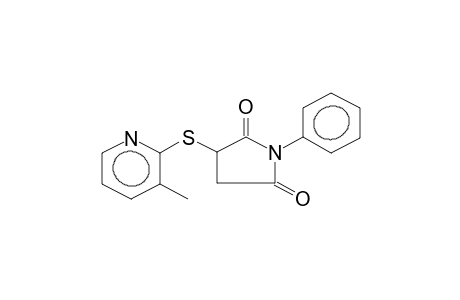 N-PHENYL-3-(3-METHYLPYRIDYL-2-MERCAPTO)SUCCINIMIDE