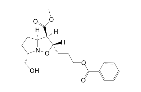 (2S,3R,3aS,6S)-2-(3-Benzoyloxy-propyl)-6-hydroxymethyl-hexahydro-pyrrolo[1,2-b]isoxazole-3-carboxylic acid methyl ester