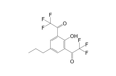 4-Propyl-2,6-bis(trifluoroacetyl)phenol