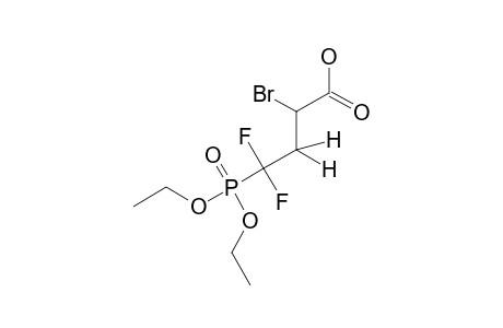 4,4-DIFLUORO-4-(DIETHOXYPHOSPHINOYL)-2-BROMOBUTANOIC-ACID