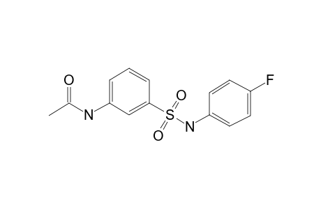 3-Amino-N-(4-fluorophenyl)benzenesulfonamide, N-acetyl-