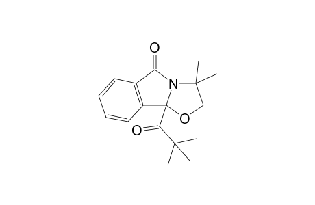 3,3-dimethyl-9b-pivaloyl-2H-oxazol[2,3-a]isoindol-5-one