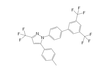 1-(3',5'-Bis(trifluoromethyl)-[1,1'-biphenyl]-4-yl)-5-(p-tolyl)-3-(trifluoromethyl)-1H-pyrazole