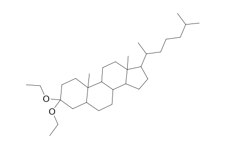 5.alpha.-Cholestan-3-one, diethyl acetal