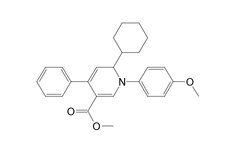 Methyl 6-Cyclohexyl-1-(4-methoxyphenyl)-4-phenyl-1,6-dihydropyridine-3-carboxylate