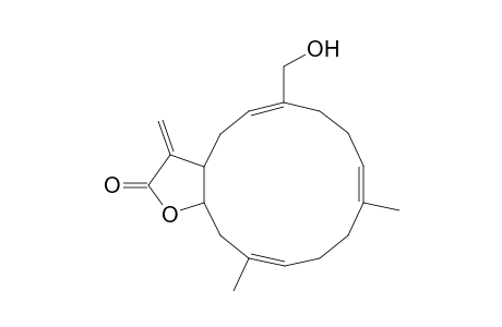 Cyclotetradeca[b]furan-2(3H)-one, 3a,4,7,8,11,12,15,15a-octahydro-6-(hydroxymethyl)-10,14-dimethyl-3-methylene-