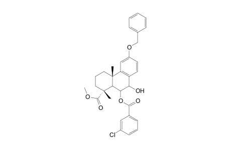 Methyl 12-benzyloxy-6-(3'-chlorobenzoyloxy)-7-hydroxypodocarpa-8,11,13-trien-19-oate