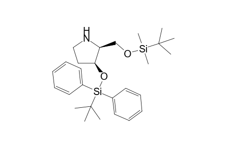 tert-Butyl-[(2S,3S)-2-[[tert-butyl(dimethyl)silyl]oxymethyl]pyrrolidin-3-yl]oxy-diphenyl-silane