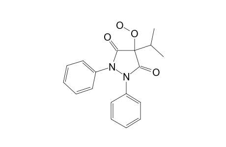 4-HYDROPEROXY-4-ISOPROPYL-1,2-DIPHENYLPYRAZOLIDINE-3,5-DIONE