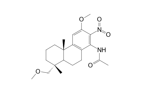 N-(12,19-dimethoxy-13-nitropodocarpa-8,11,13-trien-14-yl)acetamide