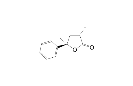 (3S,5R)-3,5-dimethyl-5-phenyl-2-oxolanone