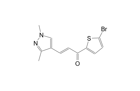 (2E)-1-(5-bromo-2-thienyl)-3-(1,3-dimethyl-1H-pyrazol-4-yl)-2-propen-1-one