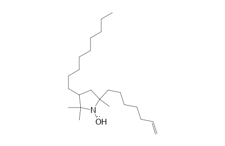 1-Pyrrolidinyloxy, 5-(6-heptenyl)-2,2,5-trimethyl-3-nonyl-