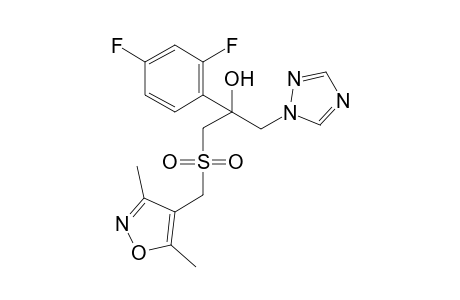 2-(2,4-difluorophenyl)-1-[(3,5-dimethyl-1,2-oxazol-4-yl)methylsulfonyl]-3-(1,2,4-triazol-1-yl)propan-2-ol
