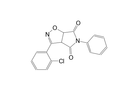 3aH-pyrrolo[3,4-d]isoxazole-4,6(5H,6aH)-dione, 3-(2-chlorophenyl)-5-phenyl-
