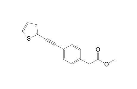 Methyl 4-[2'-(2"-thienyl)ethynyl]-phenylacetate