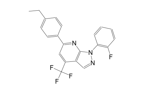 1H-pyrazolo[3,4-b]pyridine, 6-(4-ethylphenyl)-1-(2-fluorophenyl)-4-(trifluoromethyl)-