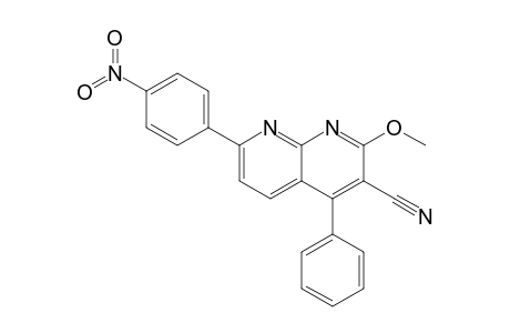 3-Cyano-2-methoxy-4-phenyl-7-(4-nitrophenyl)-1,8-naphthyridine