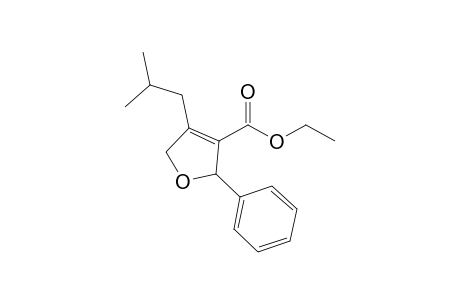 4-(2-Methylpropyl)-2-phenyl-2,5-dihydrofuran-3-carboxylic acid ethyl ester