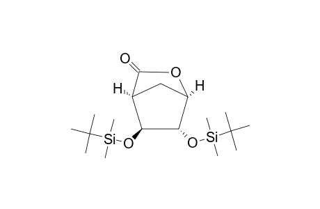 (1R,4S,5S,6S)-5,6-BIS-(TERT.-BUTYLDIMETHYLSILYLOXY)-2-OXABICYCLO-[2.2.1]-HEPTAN-3-ONE
