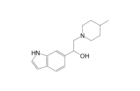 1H-indole-6-methanol, alpha-[(4-methyl-1-piperidinyl)methyl]-