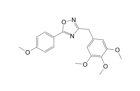 5-(4-Methoxyphenyl)-3-[(3,4,5-trimethoxybenzyl)methyl]- 1,2,4-oxadiazole