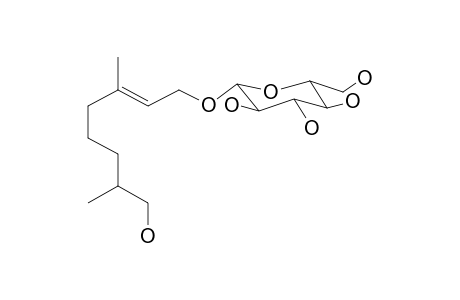 1,8-DIHYDROXY-3,7-DIMETHYL-OCT-2(E)-EN-1-O-B-D-GLUCOPYRANOSIDE