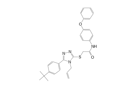 2-{[4-allyl-5-(4-tert-butylphenyl)-4H-1,2,4-triazol-3-yl]sulfanyl}-N-(4-phenoxyphenyl)acetamide