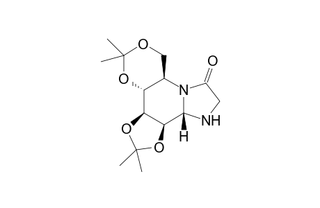 (3aS,3bS,6bR,10aR,10bS)-2,2,9,9-Tetramethyl-1,3,8,10-tetraoxacyclohexa[e]cyclopenta[g]-6-one-4-azaindolizidine