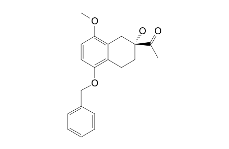 (-)-(2R)-2-ACETYL-5-BENZYLOXY-8-METHOXY-1,2,3,4-TETRAHYDRONAPHTHALEN-2-OL