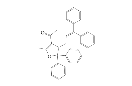 3-Acetyl-2-methyl-4-(3,3-diphenyl-2-propenyl)-5,5-diphenyl-4,5-dihydrofuran