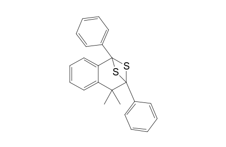 8,8-Dimethyl-1,9-diphenyl-10,11-dithiatricyclo[7.1.1.0(2,7)]undeca-2,4,6-triene