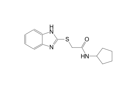 2-(1H-benzimidazol-2-ylsulfanyl)-N-cyclopentylacetamide