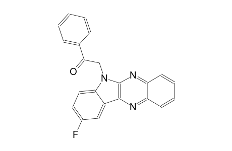 ethanone, 2-(9-fluoro-6H-indolo[2,3-b]quinoxalin-6-yl)-1-phenyl-