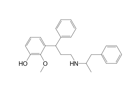Phenol, methoxy[3-[(1-methyl-2-phenylethyl)amino]-1-phenylpropyl]-