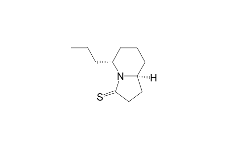 3(2H)-Indolizinethione, hexahydro-5-propyl-, cis-