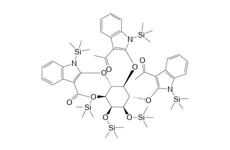 myo-Inositol, tris-O-[3-acetyl-1-(trimethylsilyl)-1H-indolyl]tris-O-(trimethylsilyl)-