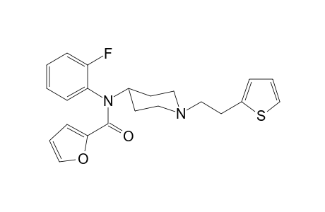 N-2-Fluorophenyl-N-(1-[2-(thiophen-2-yl)ethyl]-piperidin-4-yl)furan-2-carboxamide