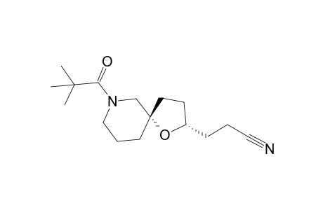 3-((2S,5S)-7-Pivaloyl-1-oxa-7-azaspiro[4.5]decan-2-yl)propanenitrile