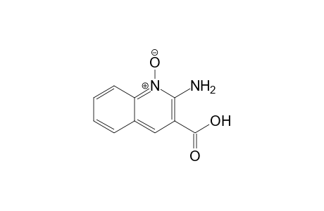 3-Quinolinecarboxylic acid, 2-amino-, 1-oxide