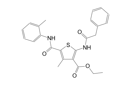 ethyl 4-methyl-2-[(phenylacetyl)amino]-5-(2-toluidinocarbonyl)-3-thiophenecarboxylate