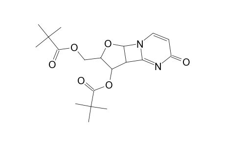 Propanoic acid, 2,2-dimethyl-, [3-(2,2-dimethyl-1-oxopropoxy)-2,3,3a,8a-tetrahydro-5-oxo-5H-furo[3',2':3,4]azeto[1,2-a]pyrimidin-2-yl]methyl ester, [2S-(2.alpha.,3.beta.,3a.beta.,8aa.beta.)]-