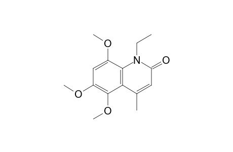 1-Ethyl-4-methyl-5,6,8-trimethoxy-2(1H)-quinolinone