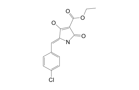 5-(4'-CHLOROBENZYLIDENE)-3-ETHOXYCARBONYL-TETRAMIC-ACID