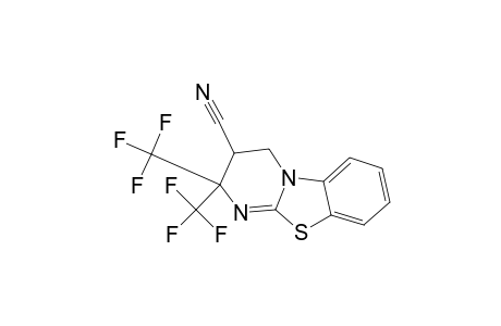 3-CYANO-2,2-BIS-(TRIFLUOROMETHYL)-3,4-DIHYDRO-2H-PYRIMIDO-[2.1-B]-BENZTHIAZOLE