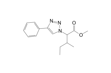 Methyl 3-methyl-2-(4-phenyl-1H-1,2,3-triazol-1-yl)pentanoate