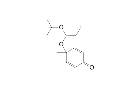 4-[1-(tert-Butoxy)-2-iodomethoxy]-4-methyl-2,5-cyclohexadien-1-one